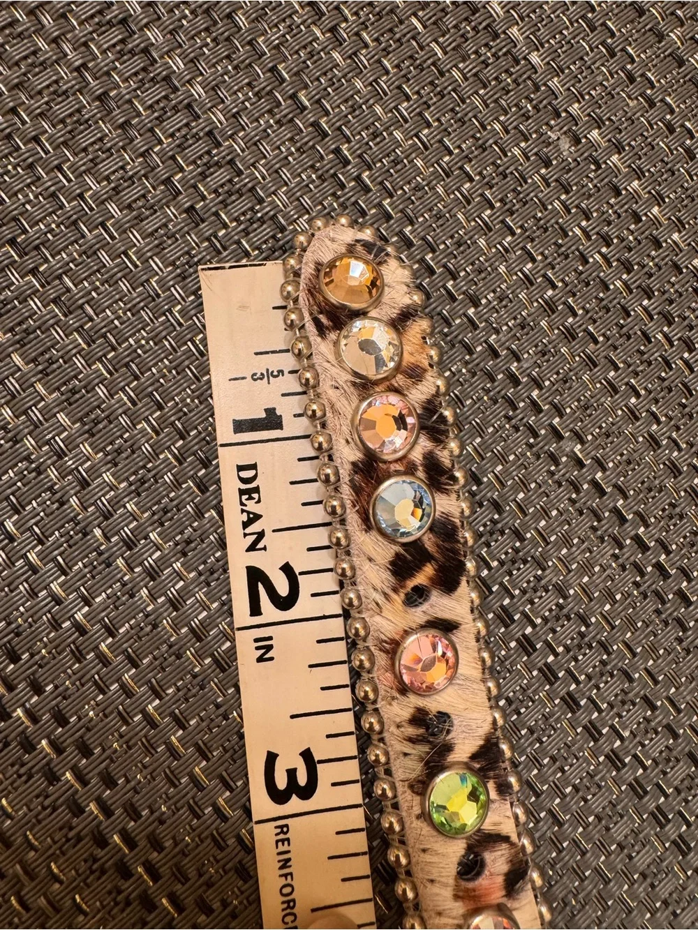 Authentic B.B. Simon Swavorski Crystal Pet Collar XS - Animal Print